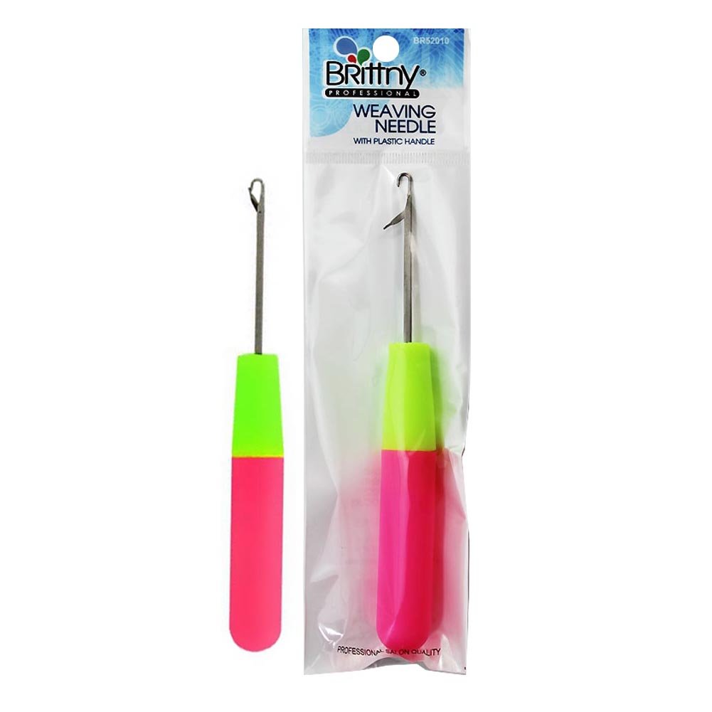 Brittny Crochet Needle for Marley Braids & Dreadlocks - Professional Hair Weaving Tool for Natural Hair Extensions & Maintenance (Perfect for Salon Styling, DIY Hair Care & Protective Hairstyles)