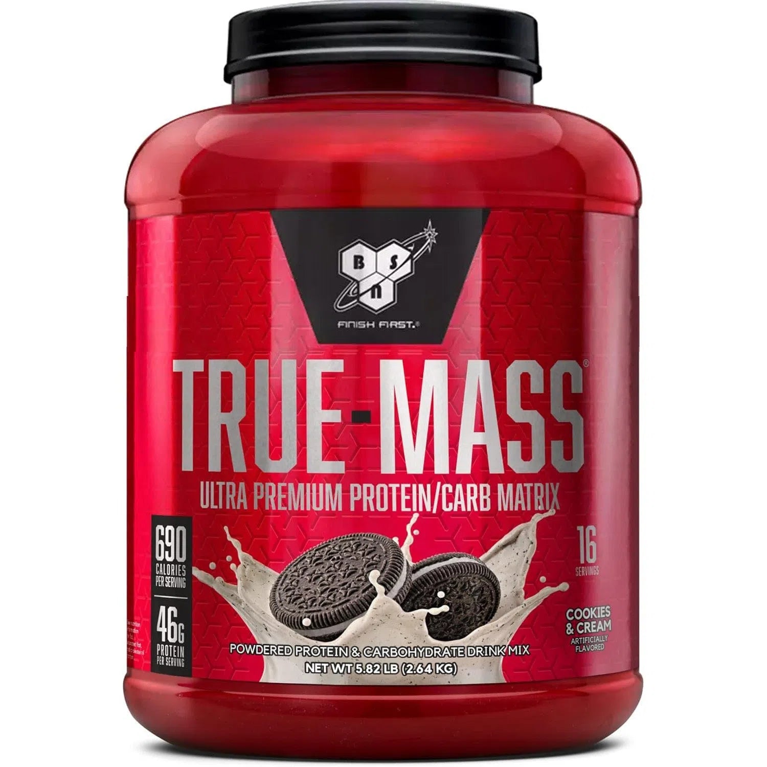 BSN TRUE MASS Weight Gainer Protein Powder - 6 lbs Chocolate Flavor for Muscle Growth & Recovery - Perfect for Bodybuilding, Post-Workout & Fitness Enthusiasts