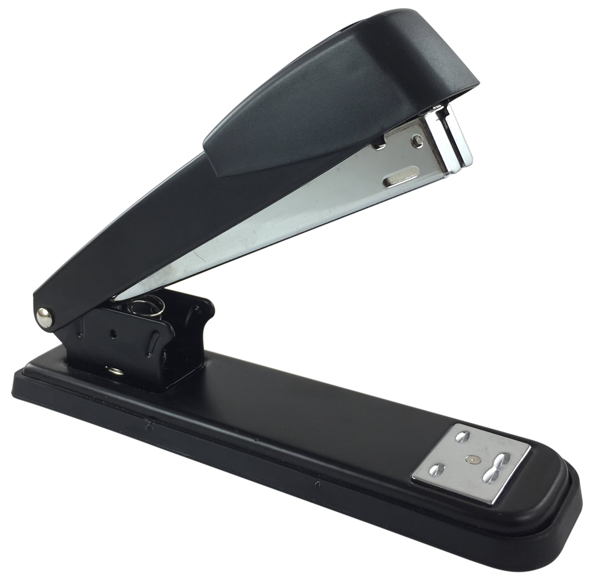 Clipco Heavy Duty Desk Stapler with 2000 Staples - 6-Pack Black Office Stapler for Paper, Documents, Files | Perfect for Office, School, Home & Business Use