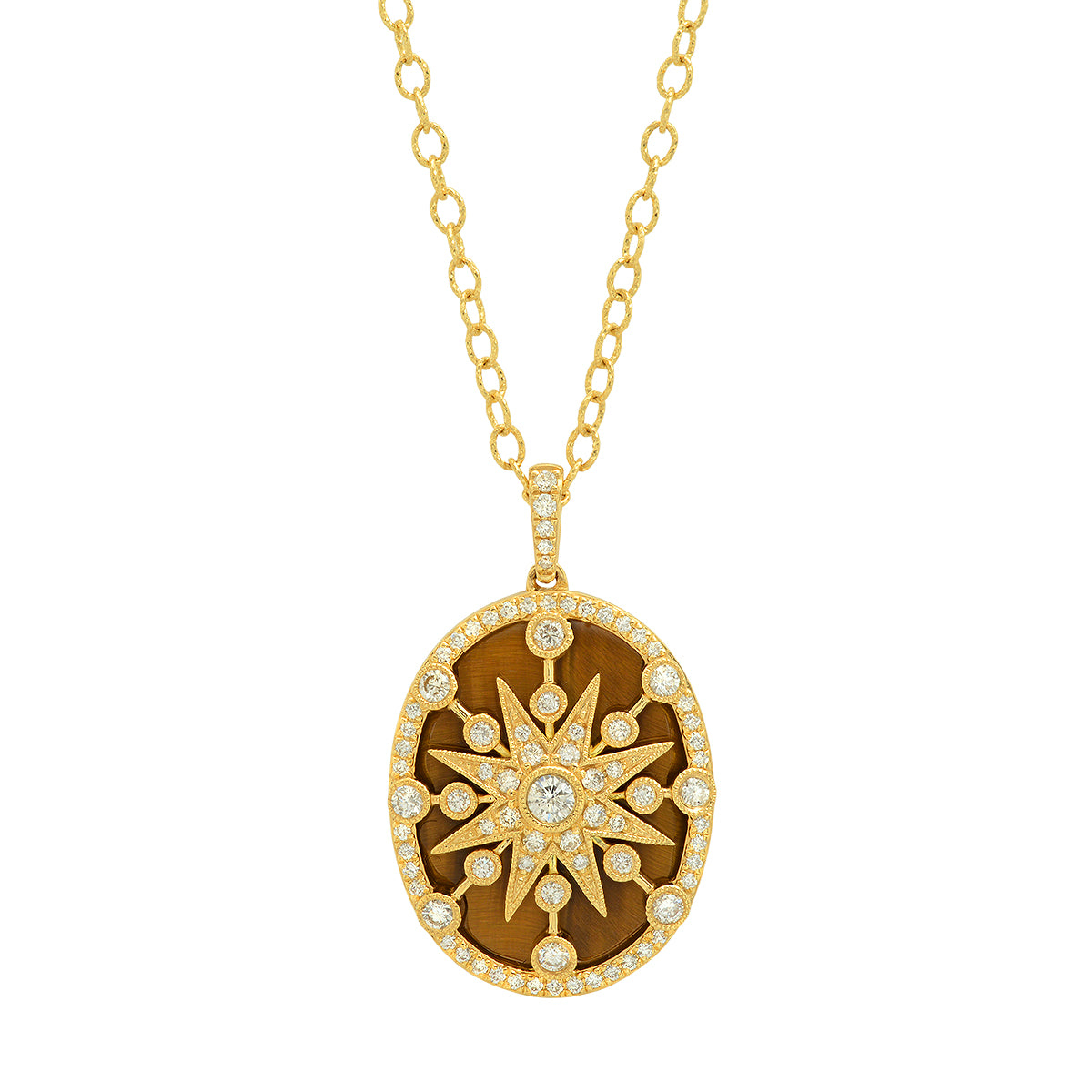 Cage Star Pendant Necklace - Genuine Hardstone Jewelry for Women | Elegant Boho Chic Accessory for Parties, Date Nights & Special Occasions