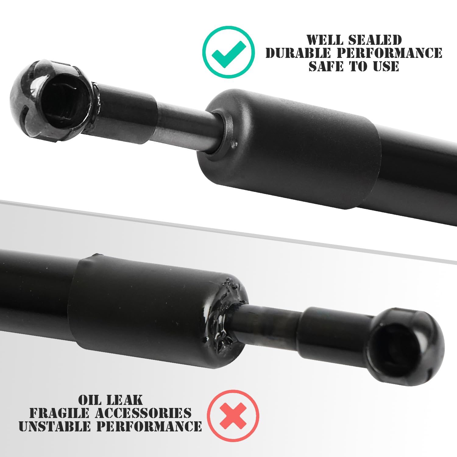 KitsPro Truck Tailgate Assist Damping Strut - Compatible with 1999-2016 Ford F-250 & F-350 Super Duty - Heavy Duty Tailgate Lift Support - Perfect for Loading/Unloading Cargo & Securing Tailgate