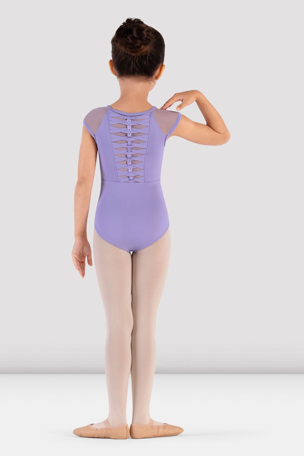 Girls Rafie Mesh Back Leotard - Dance Gymnastics Ballet Leotards for Kids - Perfect for Dance Class, Performance & Practice