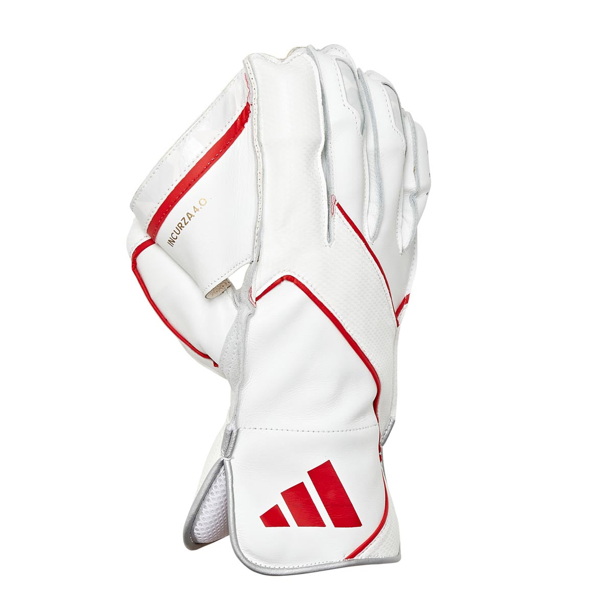 Adidas Incurza 4.0 Cricket Wicketkeeping Gloves - Premium Leather Wicket Keeper Gloves for Men - Perfect for Professional Matches & Practice Sessions