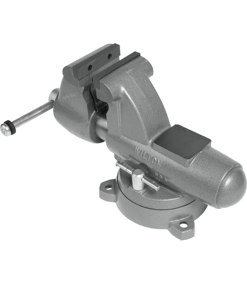Heavy Duty C 3 Pipe and Bench Vise - 6 Inch Jaw Width, 9 Inch Max Jaw Opening, 6 5/8 Inch Throat Depth - Perfect for Plumbing, Metalworking, and Woodworking Projects