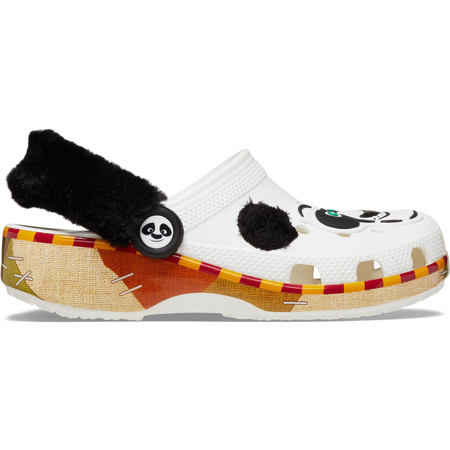 Crocs Unisex-Child Kung Fu Panda Classic Clogs | Lightweight Comfortable Kids Shoes for Indoor & Outdoor Play, Pool, Beach, and School