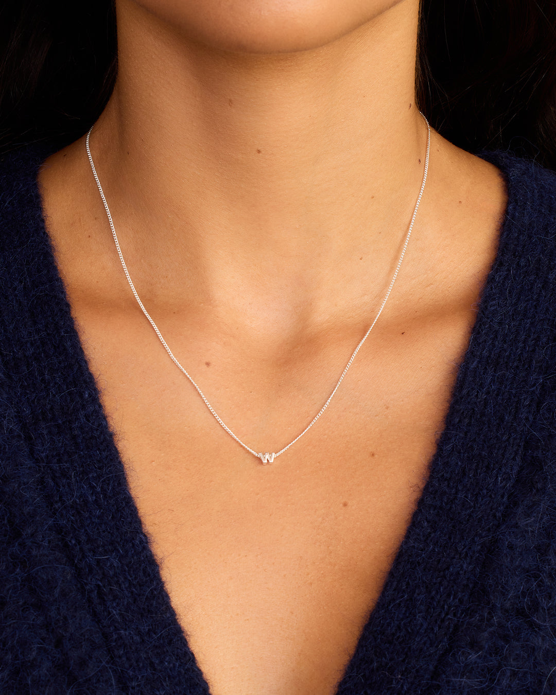 Wilder Mini Alphabet Necklace - Personalized Initial Pendant Jewelry for Women | Perfect Gift for Birthday, Anniversary & Everyday Wear