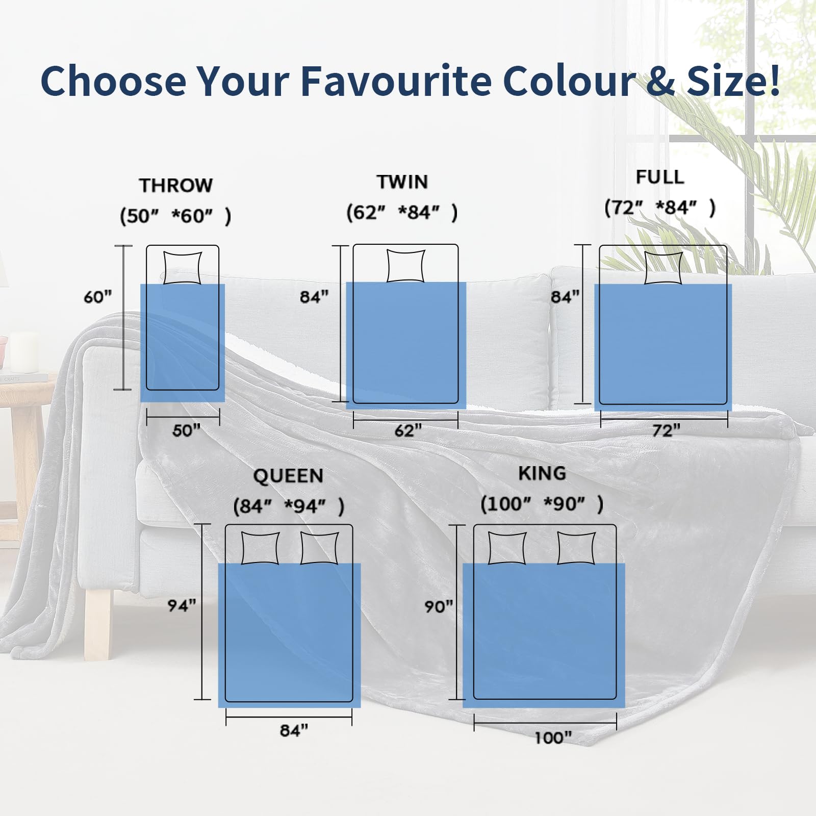 Premium Electric Heated Blanket 100