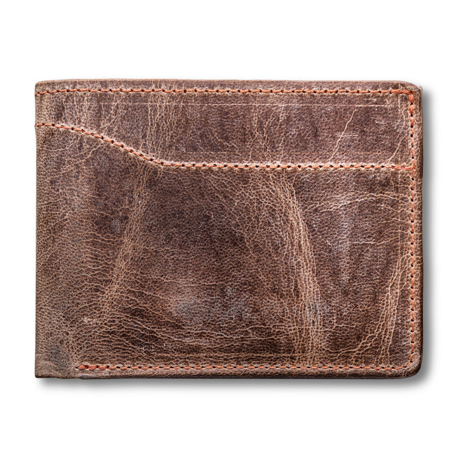 Premium Huron Bifold Leather Wallet with ID Window - Slim RFID Blocking Wallet for Men, Perfect for Everyday Carry & Travel