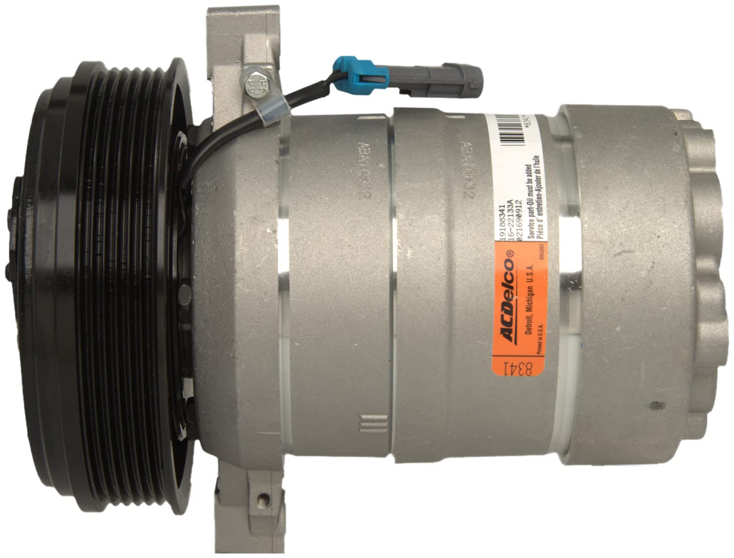 ACDelco Gold 15-22133A Premium AC Compressor for Car Air Conditioning System - Perfect for GM, Chevy, Buick & Cadillac Vehicles