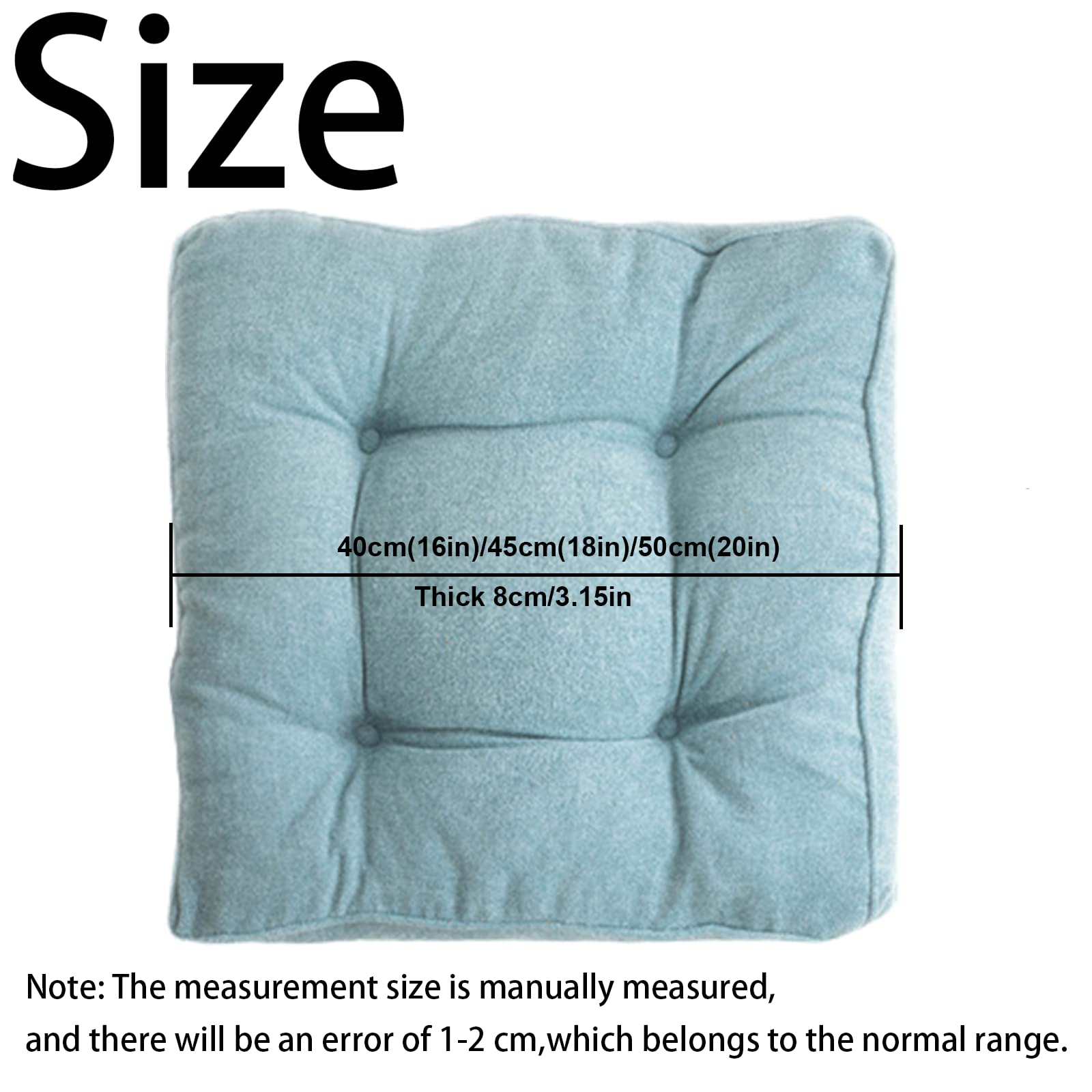 Velvet Chair Cushion with Ties - Non-Slip Soft Seat Pad for Dining & Kitchen Chairs (Set of 2, 18 Inch) - Durable & Comfortable for Living Room, Office, Patio & Home Decor