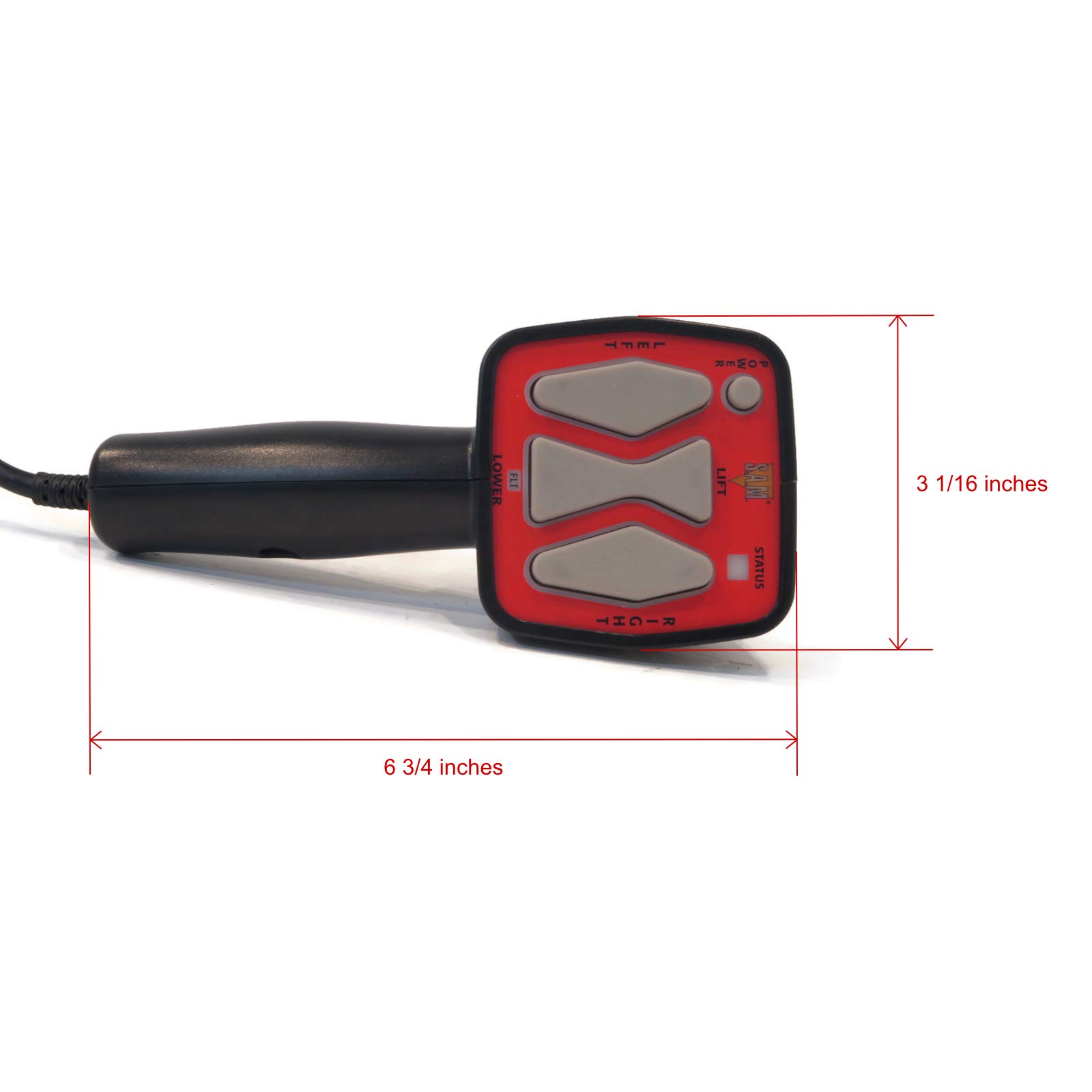 Western 56462 Snow Plow Handheld Remote Controller - Durable Wireless Control for Truck & Tractor Snow Removal Equipment (Ideal for Winter Driveway & Parking Lot Maintenance)