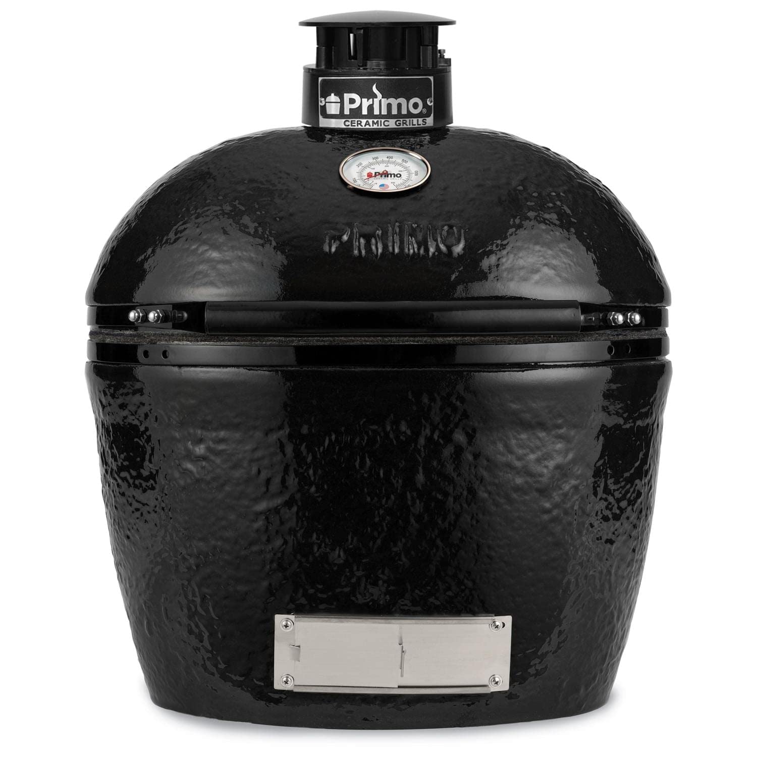 Primo Oval Large 300 Ceramic Kamado Grill with Stainless Steel Grates - Outdoor BBQ Smoker & Charcoal Grill for Backyard, Patio, and Camping (2021 Model)