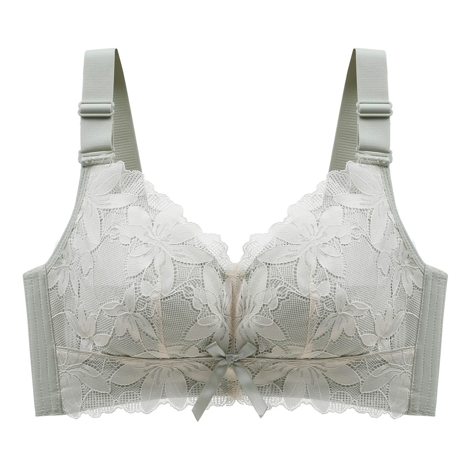 Women's Push-Up Bralette - Full Coverage Wireless Bra with Light Padding, Soft Comfort for Everyday Wear, Floral Print Lingerie - Perfect for Work, Yoga & Lounge Wear