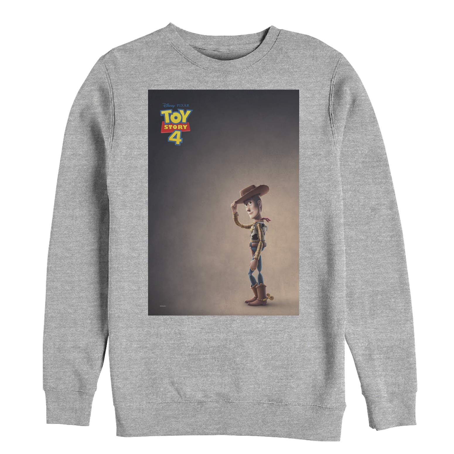 Men's Toy Story Woody Movie Poster Sweatshirt | Official Disney Merchandise | Casual Wear & Cosplay Costume