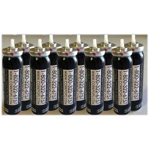 4-Pack Cork Pops Wine Opener Refills (10 Count Each) with Free Liquid Planet Tea Samples - Perfect for Home Bars, Wine Enthusiasts & Dinner Parties