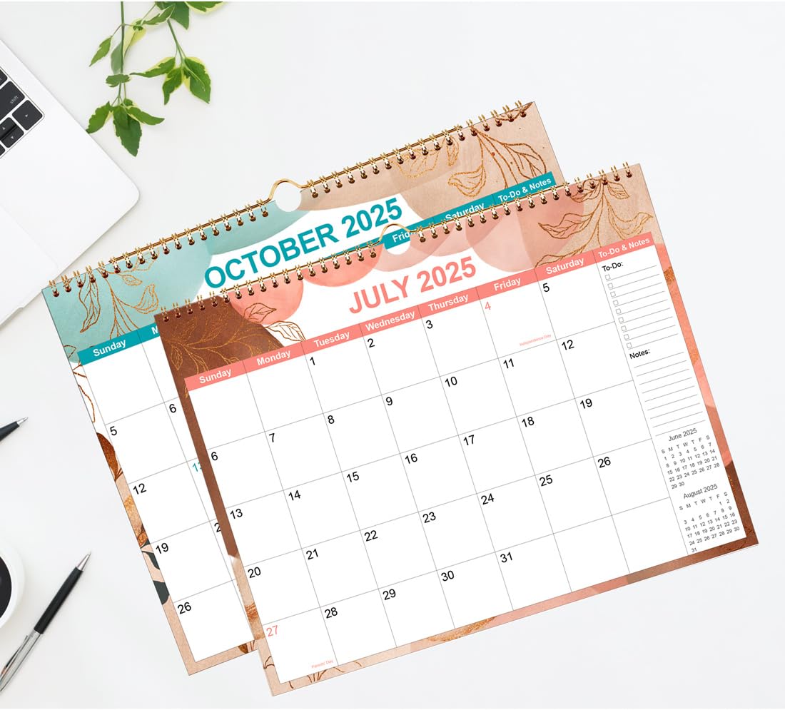 2025-2026 Wall Calendar | 18-Month Planner from July 2025 to December 2026 | Premium Thick Paper | 11