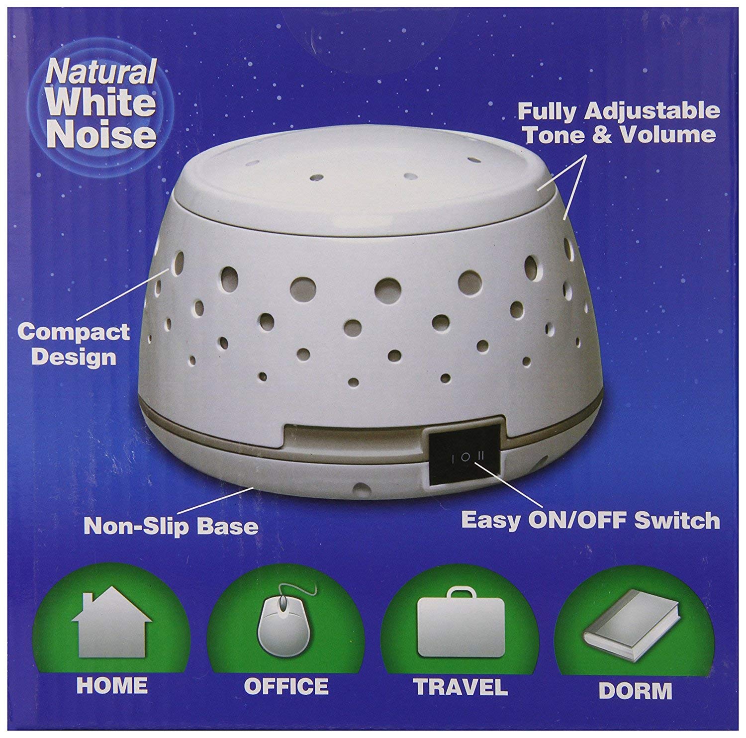Sleep Easy Sound Conditioner & White Noise Machine (4 Pack) - Perfect for Baby Nursery, Office, Meditation & Better Sleep
