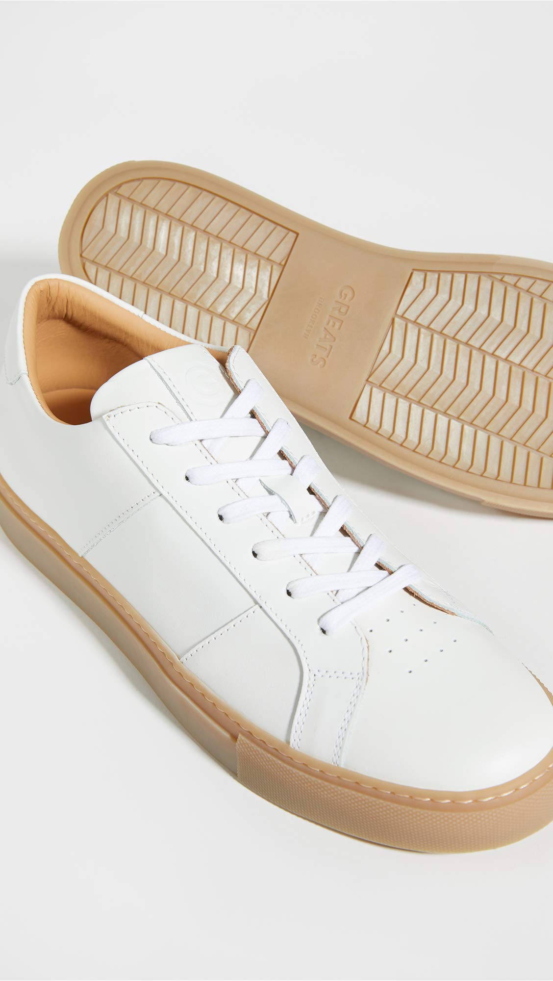 GREATS Men's Royale Sneaker - Premium Leather Casual Shoes for Men | Comfortable & Stylish Walking Sneakers | Perfect for Work, Travel & Everyday Wear