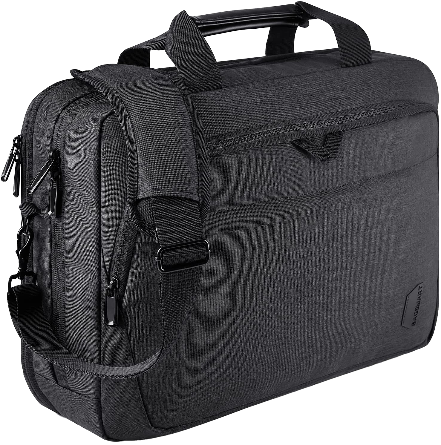 17.3 Inch Laptop Bag for Men & Women - Waterproof Business Backpack with USB Charging Port - Perfect for Work, Travel & College (Black)