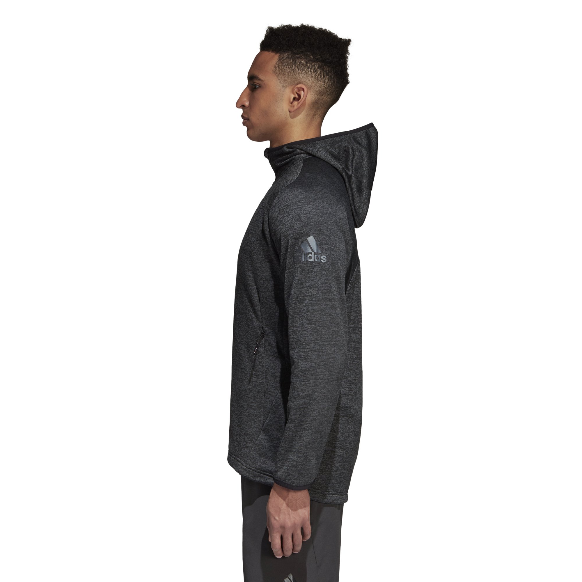Adidas Men's Climawarm Fleece Hoodie - Winter Workout & Training Jacket for Cold Weather - Gym, Running, Outdoor Sports