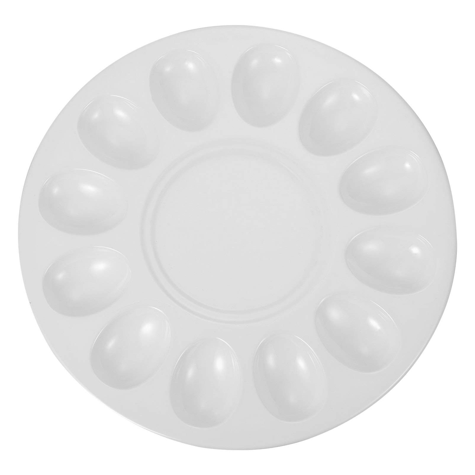 OSALADI 12-Compartment Escargot Deviled Egg Tray Plates - Takoyaki Maker Pan & Shrimp Meat Ball Trays for Home Kitchen | Perfect for Parties, Appetizers & Asian Cuisine Cooking