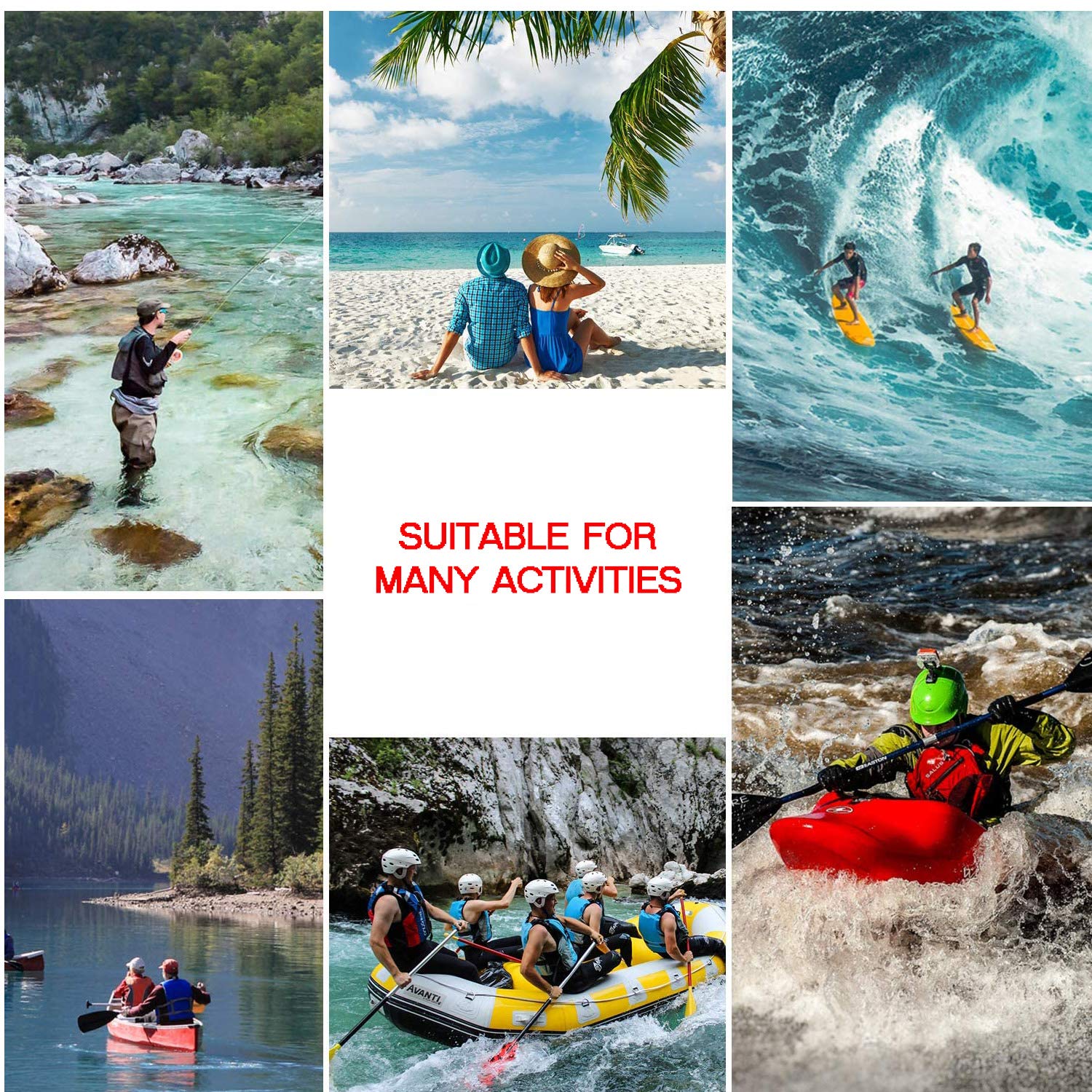 Waterproof Dry Bag with Phone Case - 2L/5L/10L/15L/20L/30L Floating Lightweight Dry Sack for Kayaking, Rafting, Boating, Swimming, Camping, Hiking, Beach & Fishing | Keep Gear Dry in Water Sports & Outdoor Adventures
