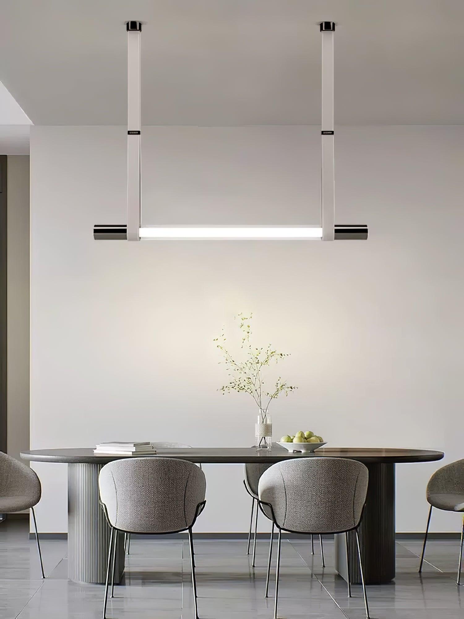 Modern Calm Pendant Light Fixture - Sleek Minimalist Hanging Lamp for Bedroom, Dining Room & Living Room Decor