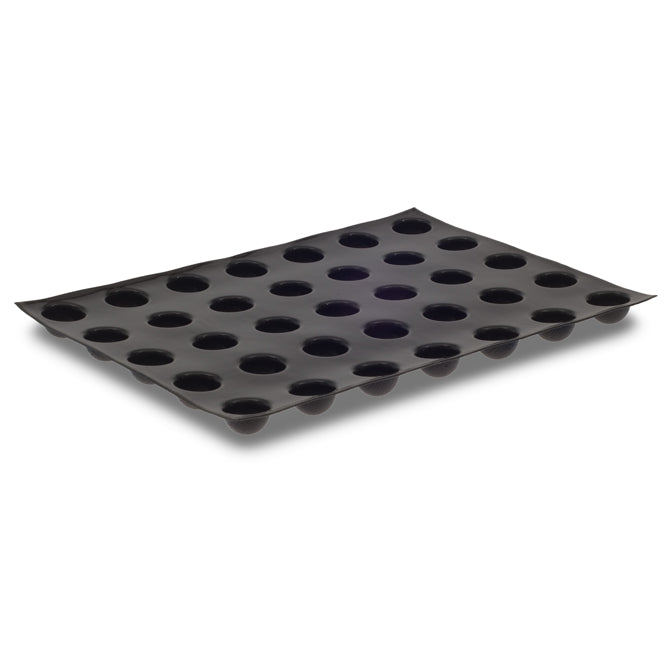 Flexipan Half Sphere Mini Silicone Mold - 35 Cavities for Baking, Chocolate, Ice Cream & Desserts - Perfect for Home Bakers & Professional Chefs