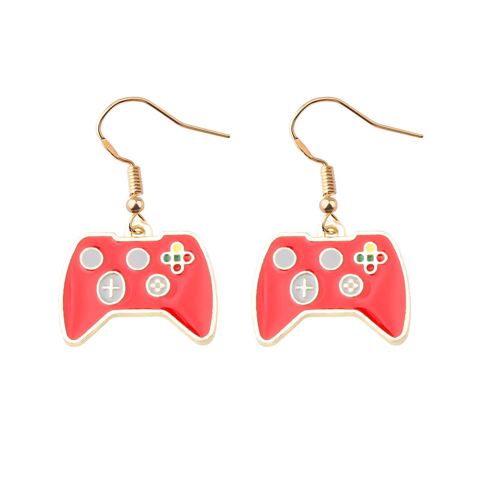SEIRAA Gamer Earrings for Women - Stylish Dangle Hook Video Game Jewelry - Perfect Gift for Female Gamers & Game Enthusiasts - Great for Cosplay, Gaming Events & Everyday Wear