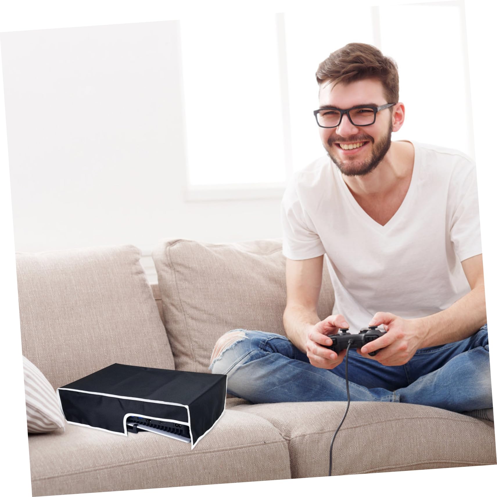 Veemoon Dustproof Protective Cover for PS5/Xbox/Switch Game Controllers - Soft Fabric Console Controller Cover with Anti-Scratch Design for Gaming Accessories Storage & Travel Protection