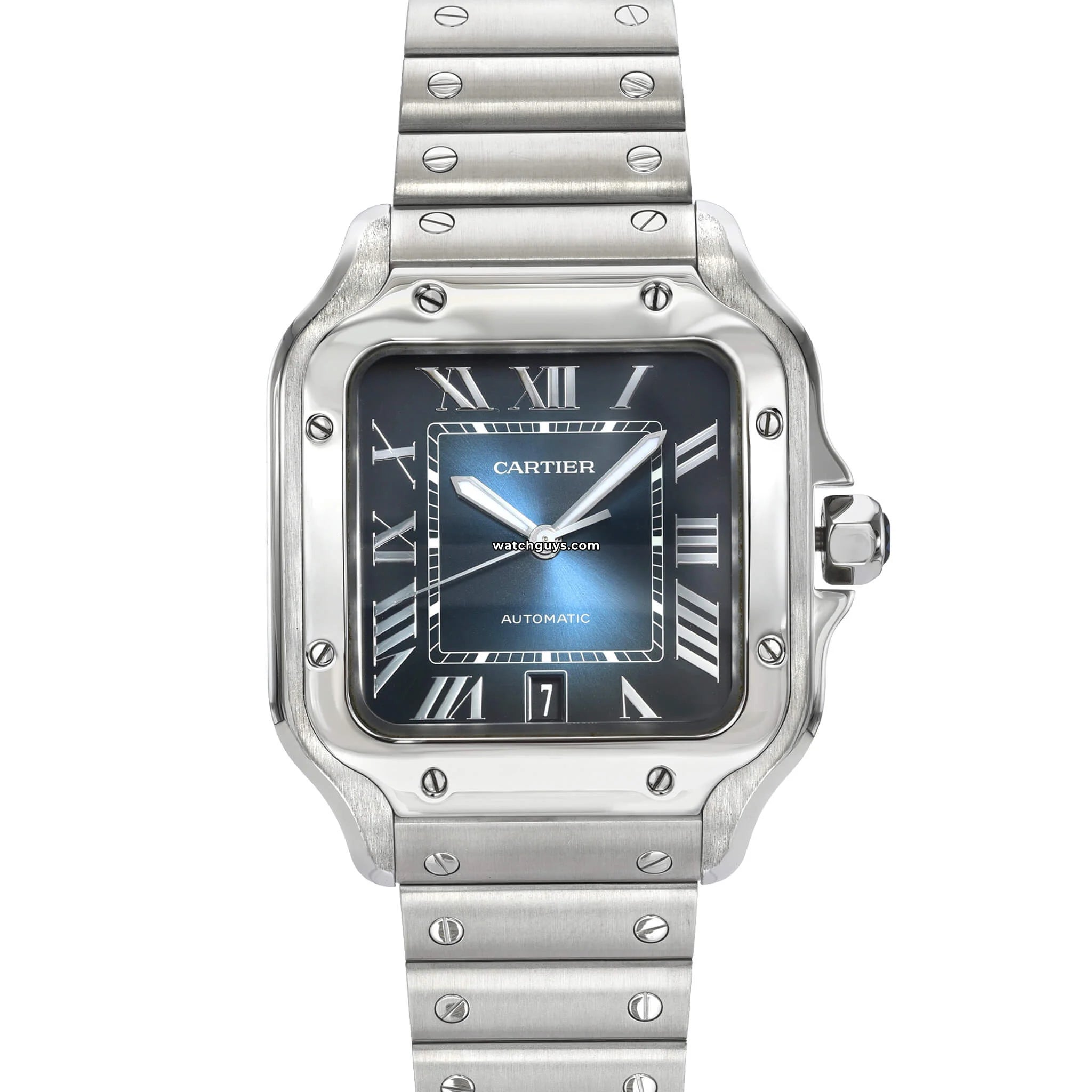 Cartier Santos Large Men's Watch WSSA0030 - Luxury Stainless Steel Automatic Timepiece for Business & Formal Occasions