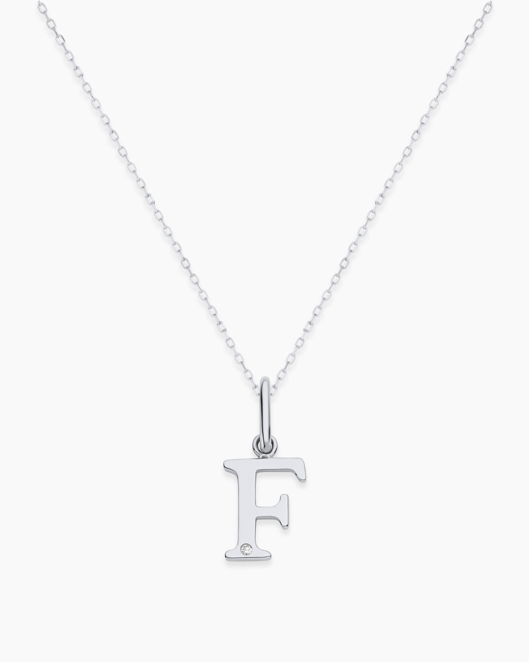 Vintage Diamond Alphabet Charm Necklace - Personalized Initial Pendant Jewelry for Women, Gift for Her, Birthday, Anniversary, Valentine's Day