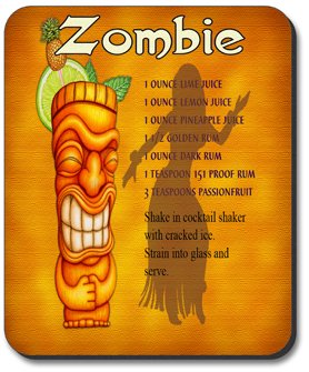 Zombie-Themed Gaming Mouse Pad with Non-Slip Base - Premium Desk Accessory for Gamers & Office Use - Image by Dan Morris