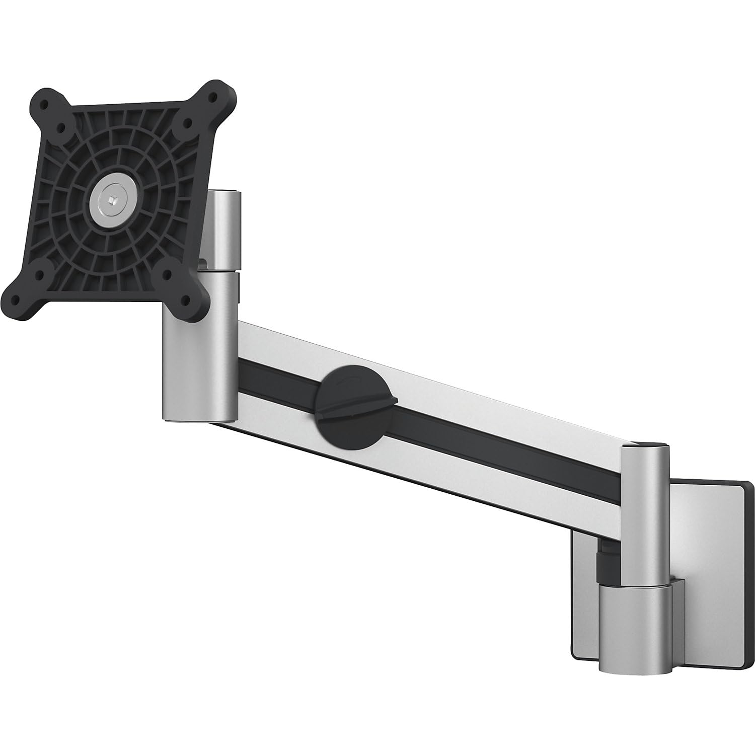 Premium Gas Spring Monitor Wall Mount for 21-27 Inch Screens - Heavy Duty VESA 75/100 Compatible Bracket with Adjustable Height, Rotation & Tilt - Perfect for Home Office, Gaming Setup & Workspace Ergonomics