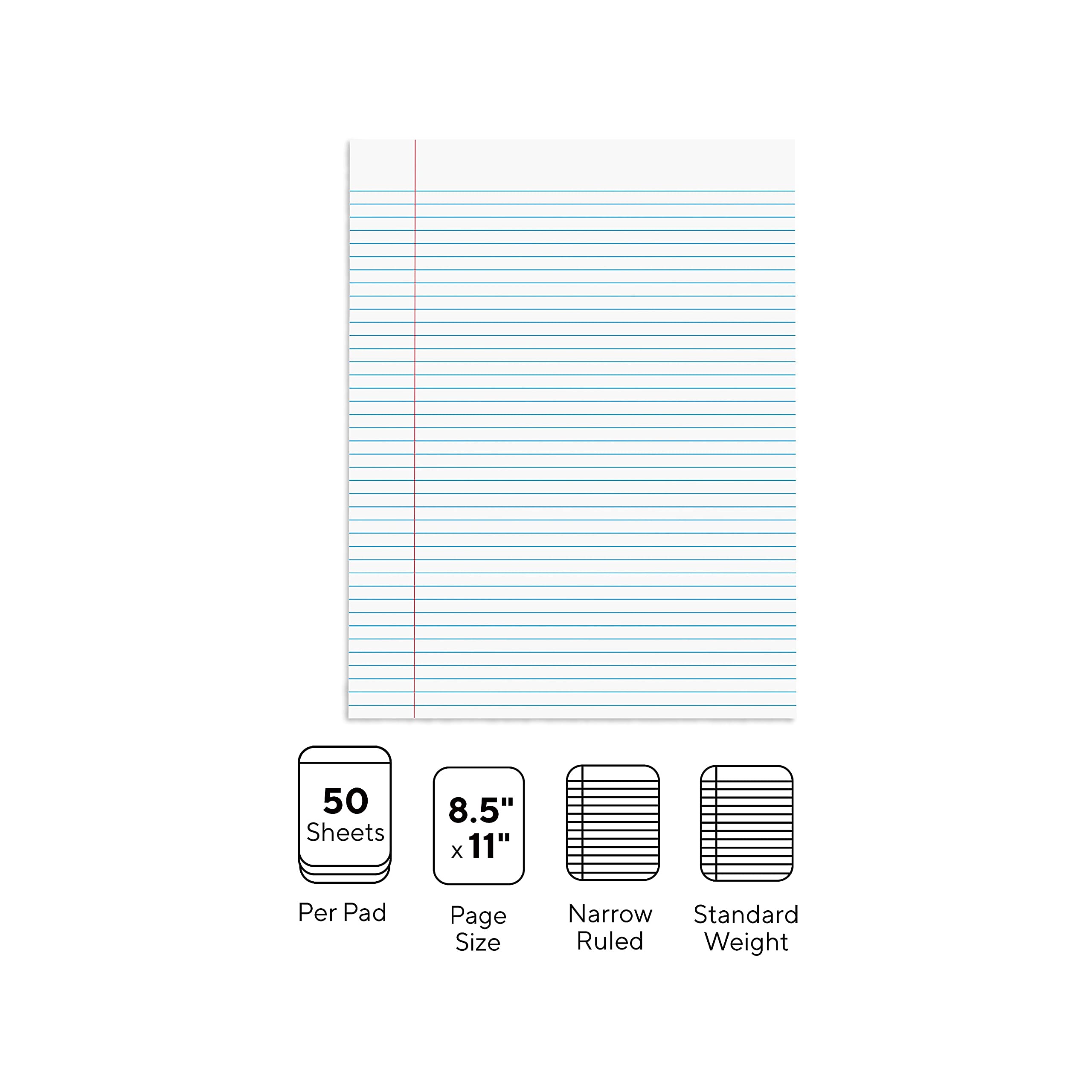 Premium Staples Notepads - 8.5