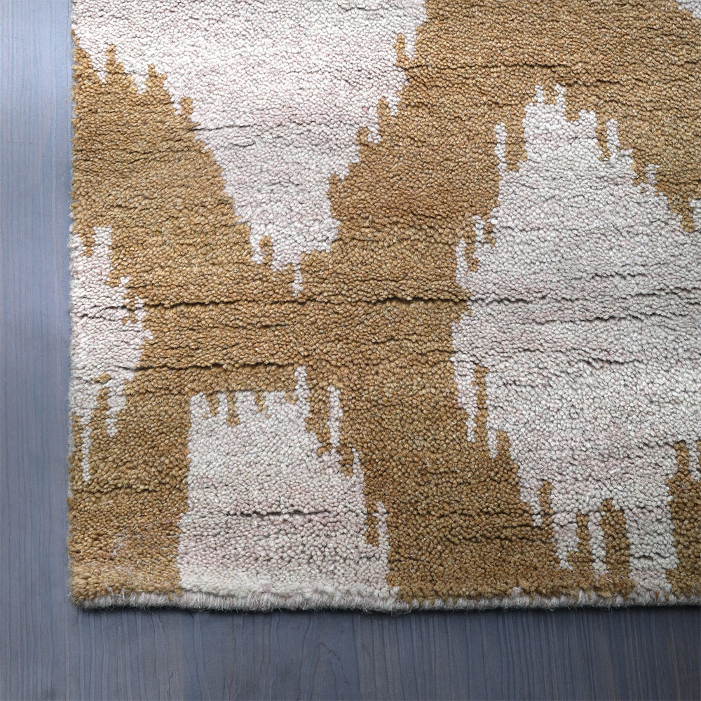 Handmade Braided Hand Knotted Area Rug - Soft & Durable Boho Chic Home Decor for Living Room, Bedroom, or Nursery