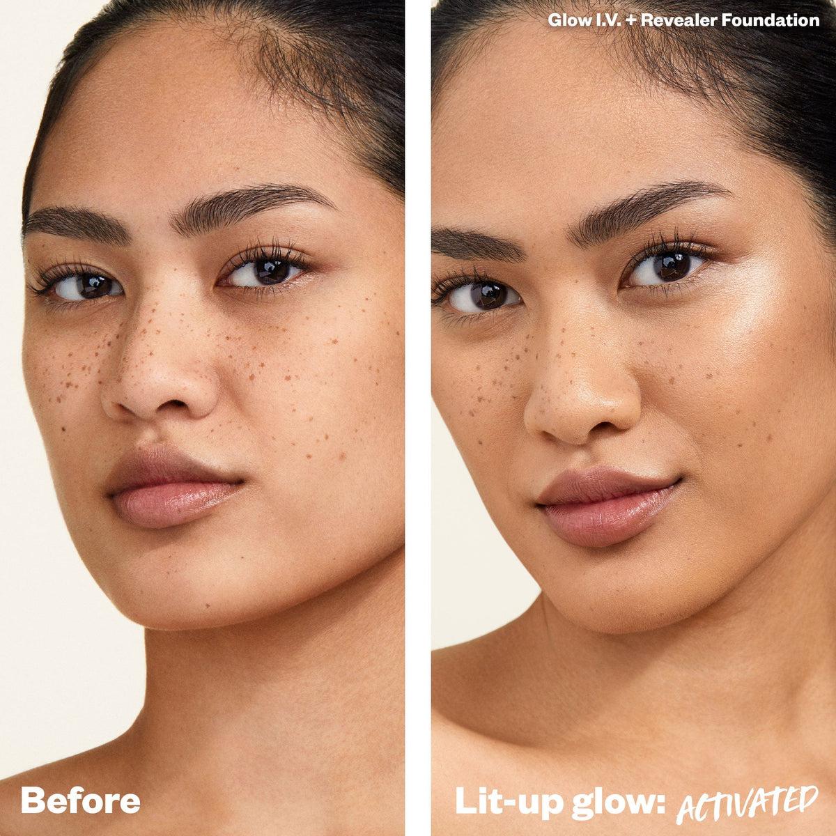 Glow I.V. Vitamin Infused Skin Enhancer - Hydrating Facial Serum with Antioxidants for Radiant Skin | Perfect for Daily Skincare Routine & Post-Workout Recovery