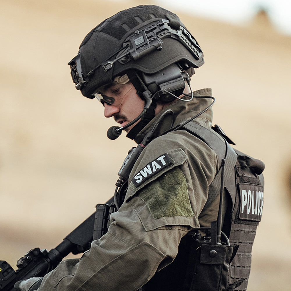 Galvion Hellbender TE Tactical Helmet - Level IIIA Ballistic Protection for Military, Law Enforcement & Outdoor Activities