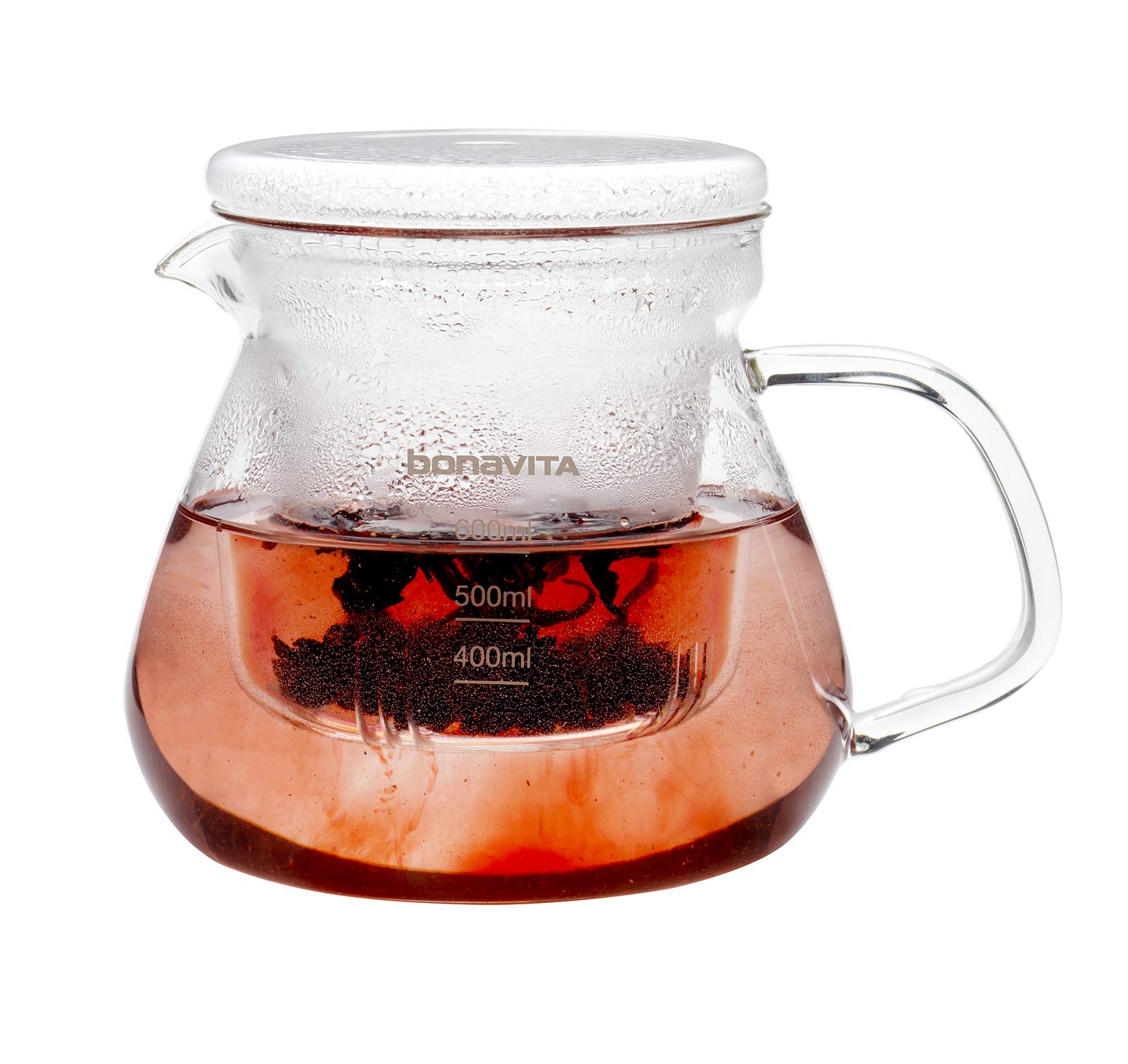 Bonavita 600ml Glass Slow Drip Pour Over Coffee Maker & Tea Brewer - Perfect for Single Cup Brewing at Home or Office