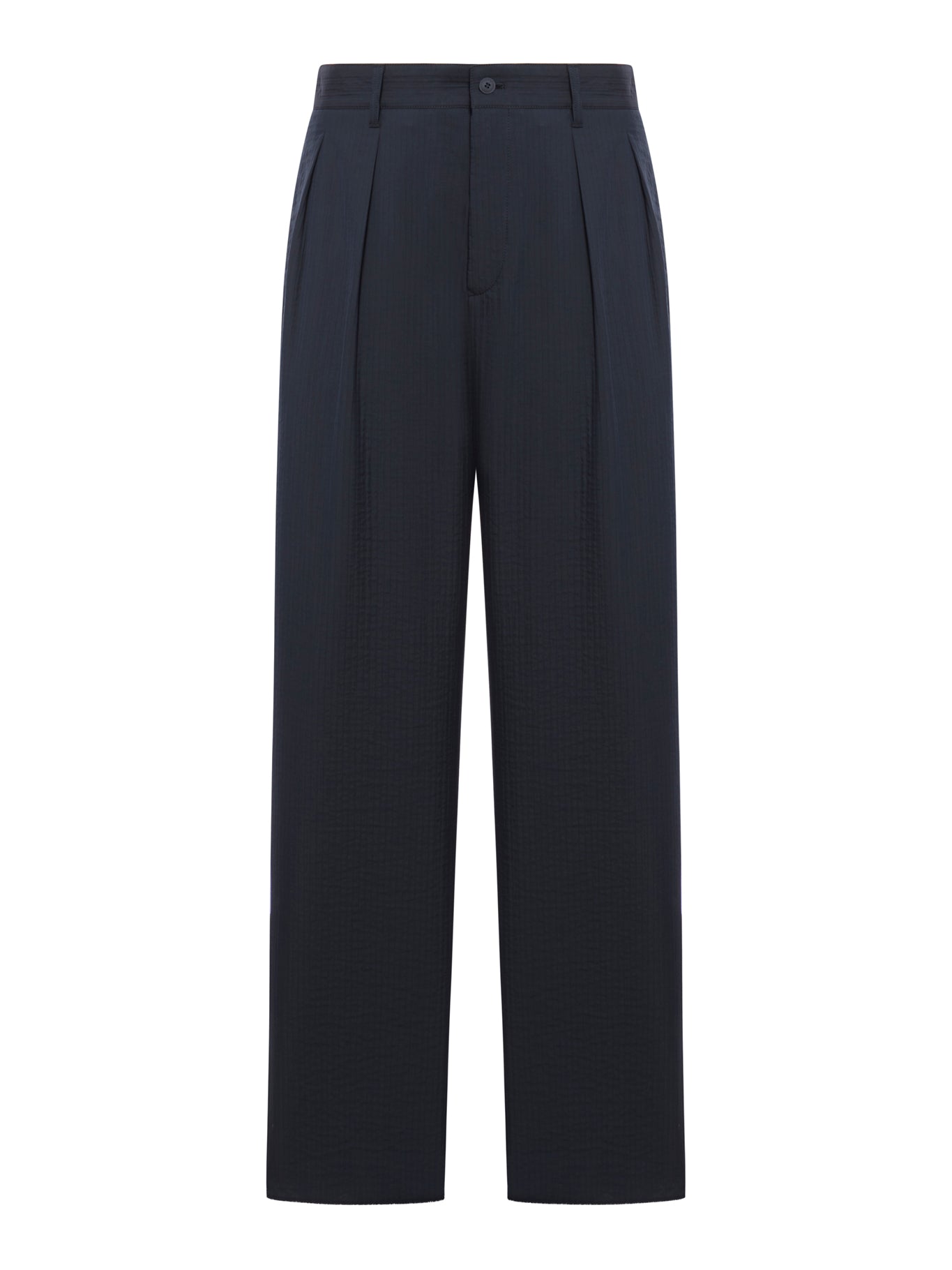 Premium Cotton Blend Double Pleat Trousers for Men - Comfortable & Stylish Office Pants, Business Casual Wear & Formal Occasions