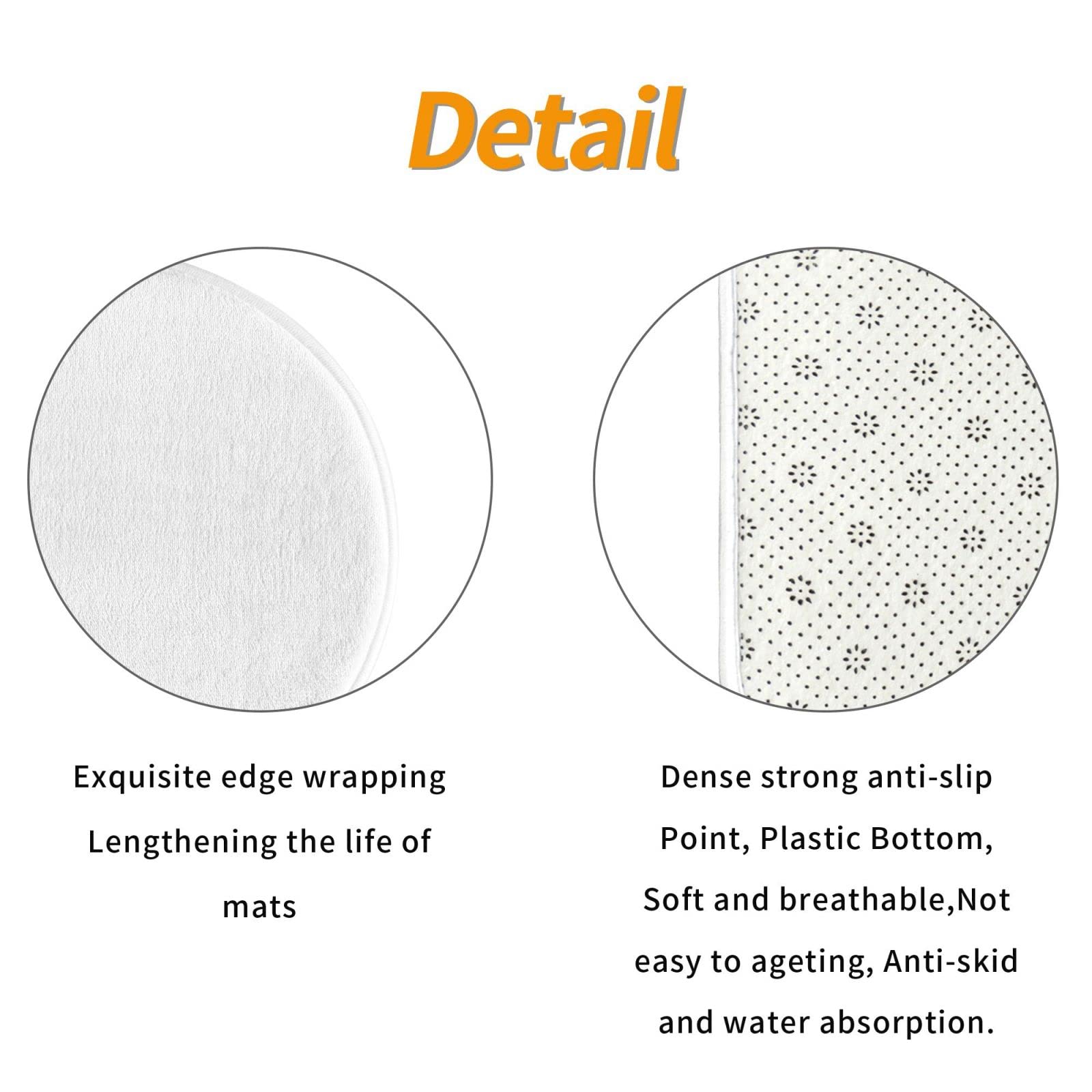 Ocean Turtle Sea Bath Rugs 3-Piece Set - Non-Slip Flannel Bathroom Mats, U-Shaped Toilet Pedestal Rug & Toilet Lid Cover - Soft & Absorbent for Bathroom, Beach House & Coastal Decor