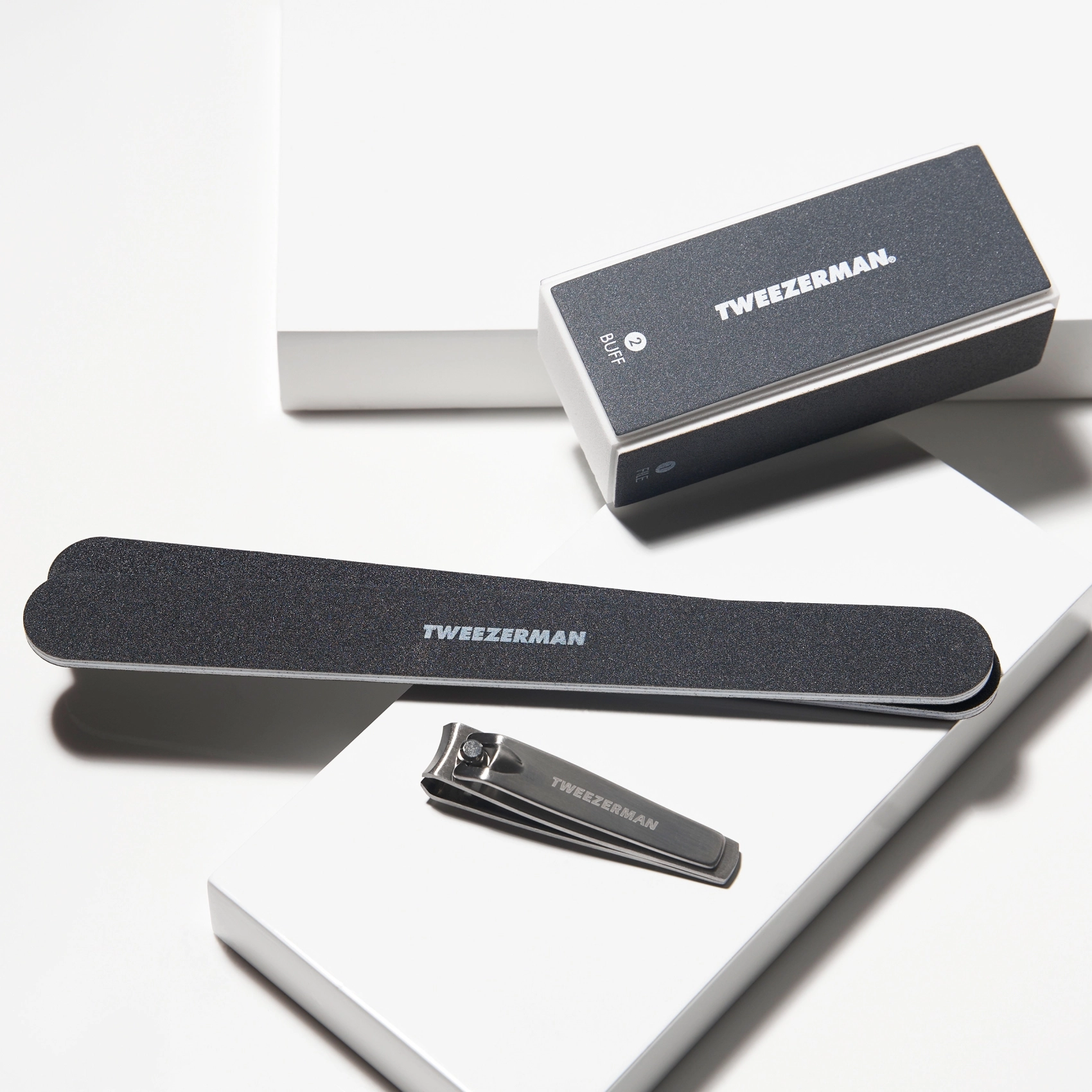 Tweezerman Professional Manicure Kit - Stainless Steel Nail Care Tools Set for At-Home & Salon Use | Perfect for Grooming, Travel, and Gift Giving
