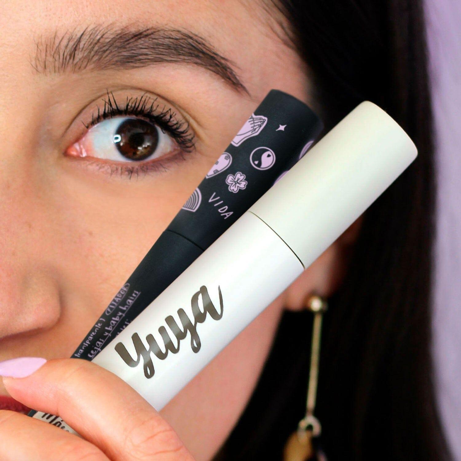 10-in-1 Oil-Infused Mascara & Eyebrow Gel Set - Volumizing, Lengthening & Defining for Natural Lashes & Brows - Perfect for Everyday Makeup, Date Night & Special Occasions