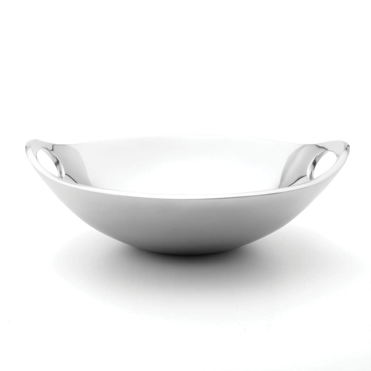 Nambe Handled Bowl - 10 Inch Metal Alloy Serving Bowl for Snacks, Nuts & Fruit | Elegant Home Bar & Countertop Display | Perfect for Entertaining & Gift Giving | Designed by Neil Cohen