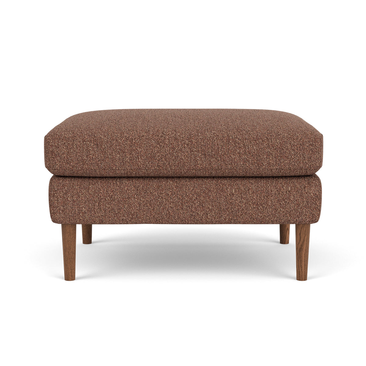 Astha Boucle Ottoman Stool - Round Tufted Pouf with Removable Cover, Modern Footrest for Living Room, Bedroom & Nursery - Soft and Stylish Home Decor Accent
