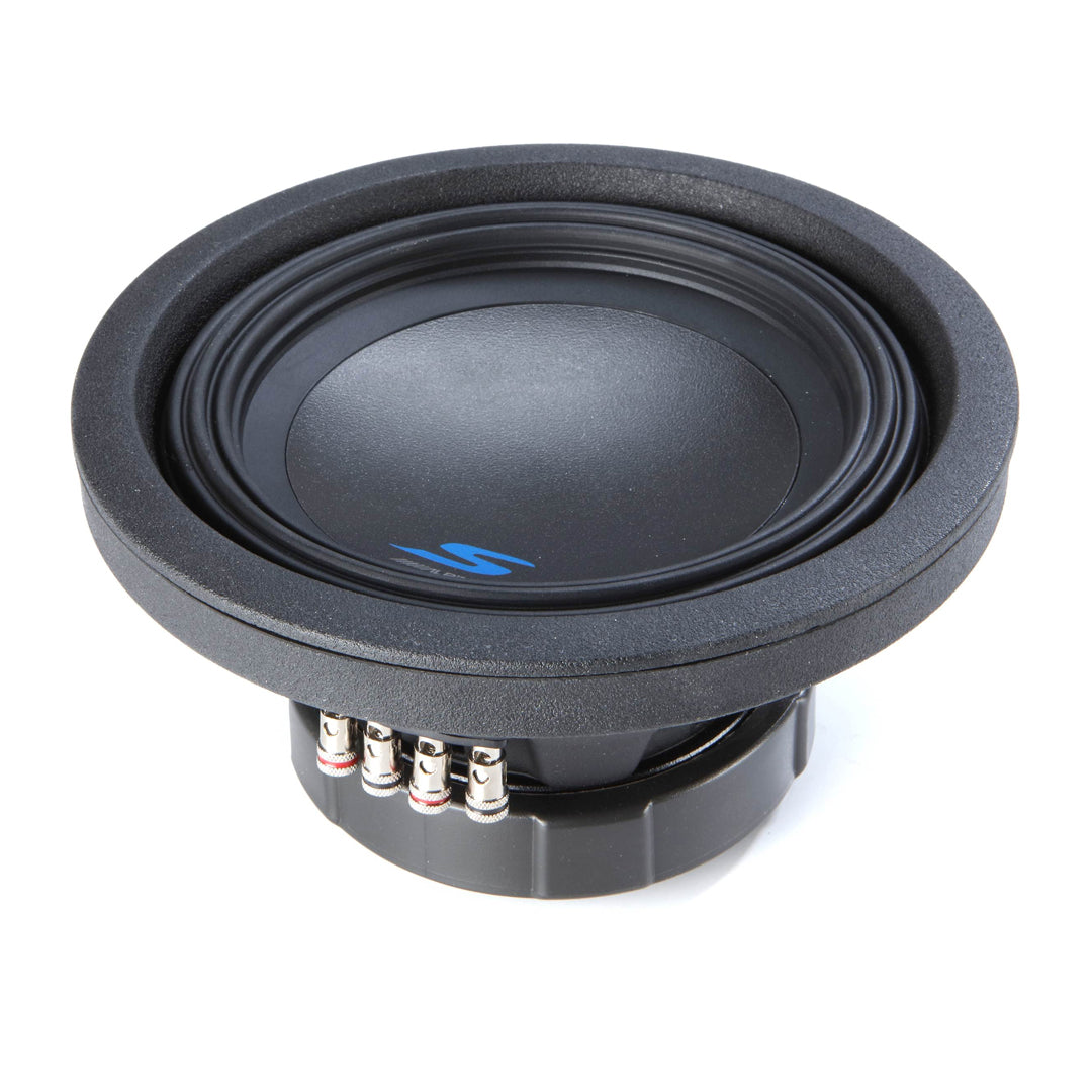 Alpine S-Series S-W8D4 8-Inch Dual 4 Ohm Voice Coil 900W Car Subwoofer - Powerful Bass for Car Audio Systems, Home Theater & Music Enthusiasts