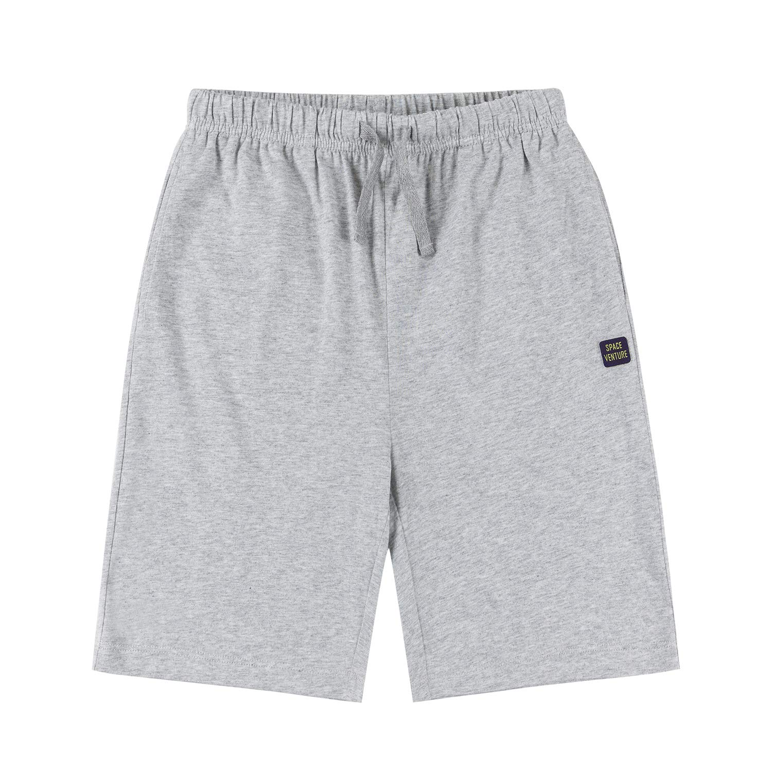 Boys Girls Cotton Shorts with Pockets - Athletic Kids Shorts 3-12Y for Play & Sports