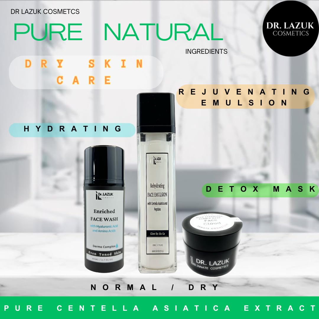 Hydrating Face Wash with Hyaluronic Acid & Amino Acids for Normal to Dry Skin - Gentle Daily Cleanser for Soft, Glowing Skin | Perfect for Morning & Night Routine
