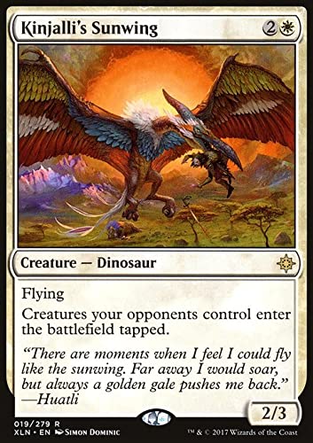 Magic: The Gathering Kinjalli's Sunwing MTG Card - Ixalan (XLN) White Rare #19 | Collectible Trading Card Game for Deck Building & Strategy Battles | Perfect for MTG Tournaments & Casual Play