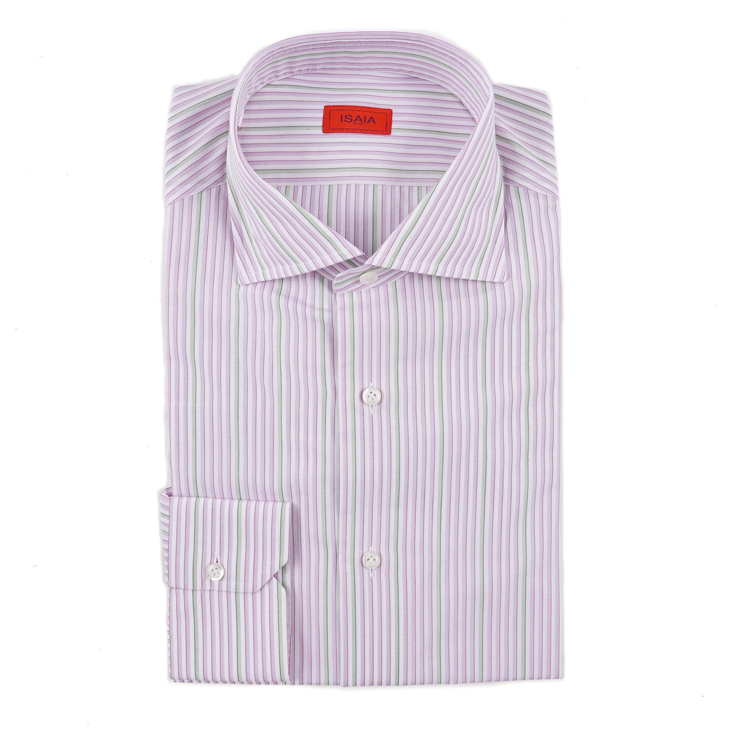 Isaia Modern 'Mix Fit' Cotton Dress Shirt for Men - Slim Fit Business Casual Shirt for Office, Wedding & Formal Events